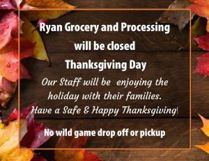 Closed for Thanksgiving 3